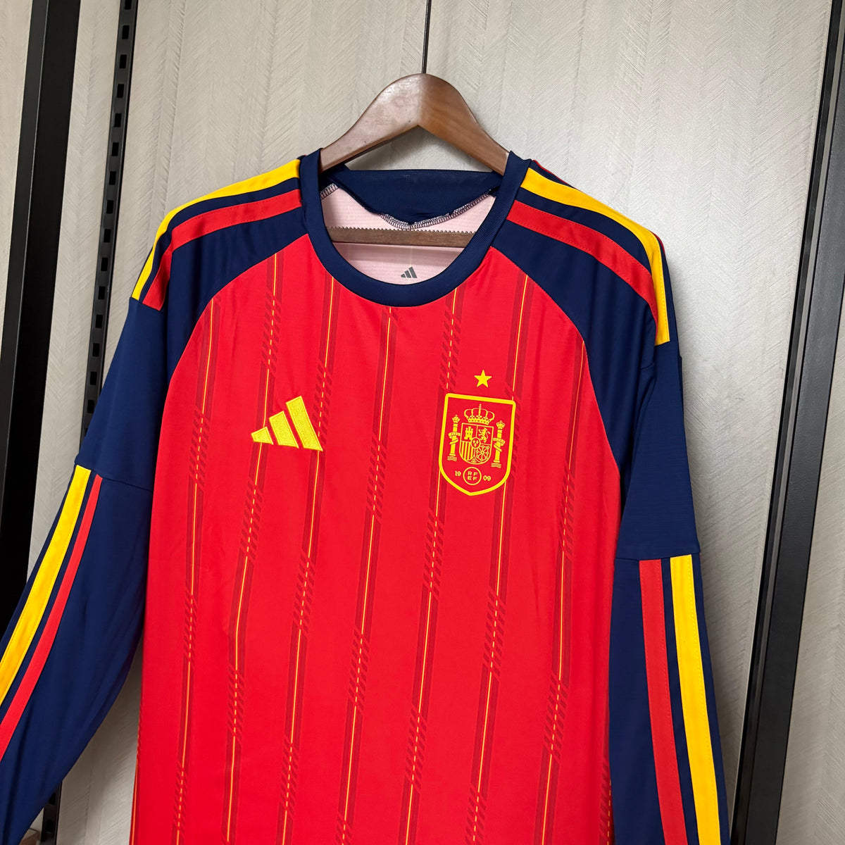 Camisa Manga Longa da Seleção Espanhola Home 2026 Torcedor