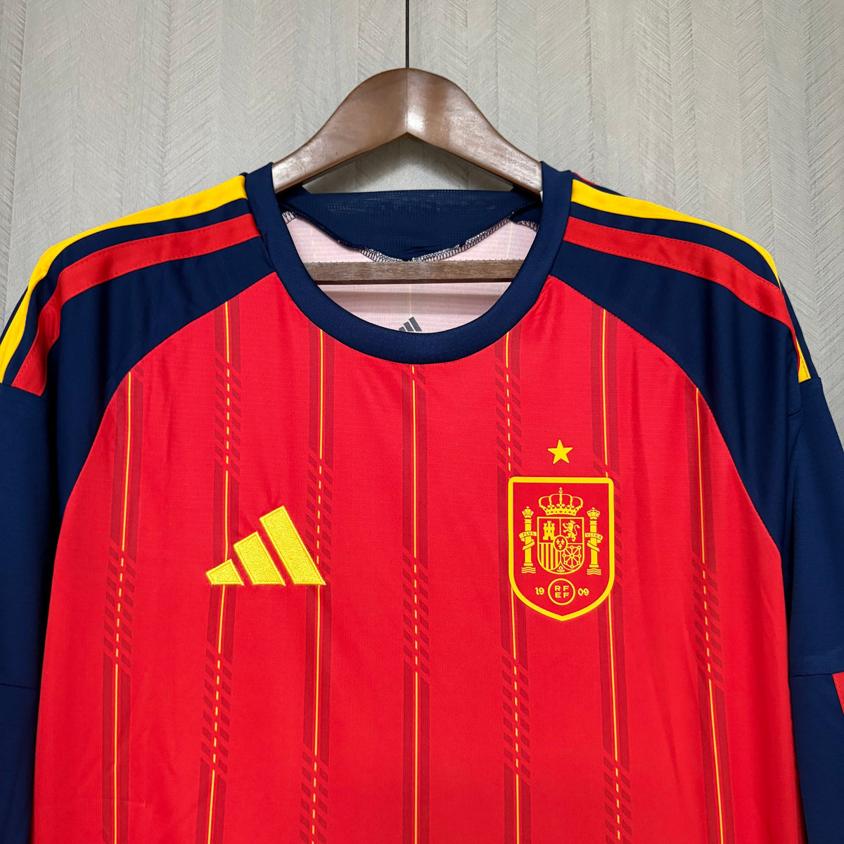 Camisa Manga Longa da Seleção Espanhola Home 2026 Torcedor