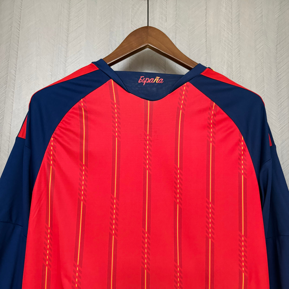 Camisa Manga Longa da Seleção Espanhola Home 2026 Torcedor