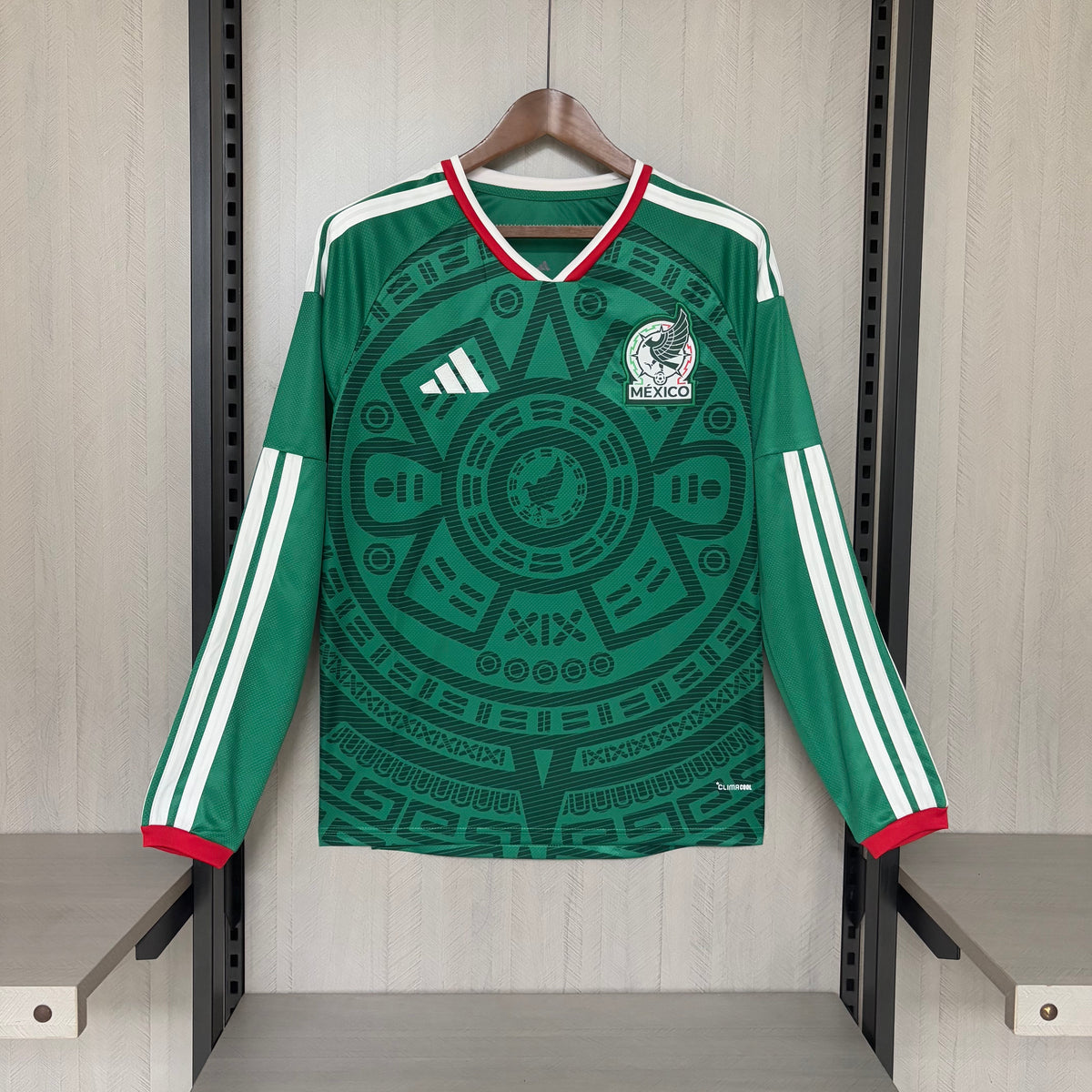 Camisa Manga Longa da Seleção Mexicana Home 2026 Torcedor