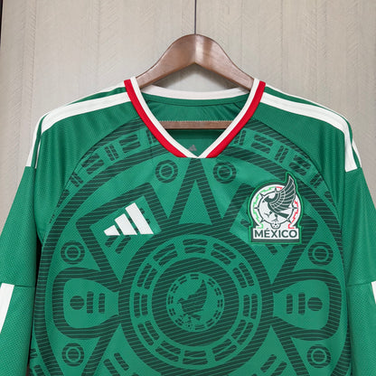 Camisa Manga Longa da Seleção Mexicana Home 2026 Torcedor