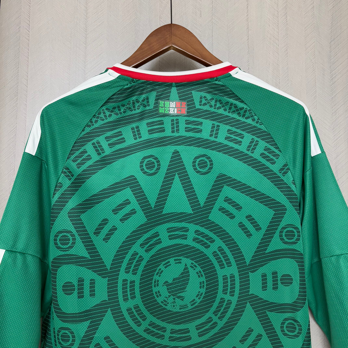 Camisa Manga Longa da Seleção Mexicana Home 2026 Torcedor