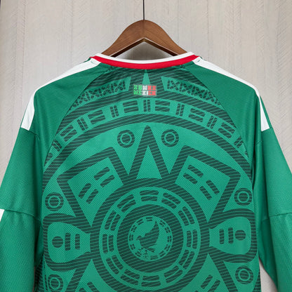 Camisa Manga Longa da Seleção Mexicana Home 2026 Torcedor