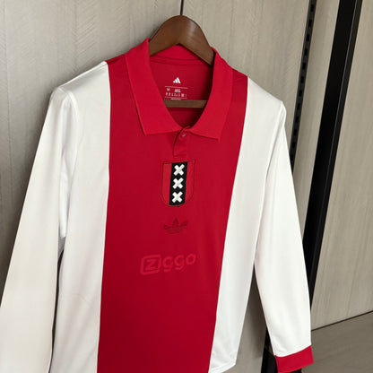 Camisa Manga Longa do Ajax Home 2025/26 Torcedor