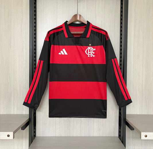 Camisa Manga Longa do Flamengo Home 2026/27 Torcedor