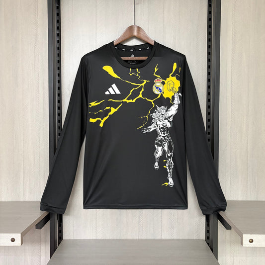 Camisa Manga Longa do Real Madrid Treino 2026/27 Torcedor