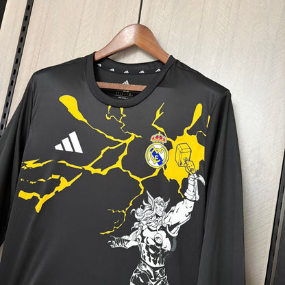 Camisa Manga Longa do Real Madrid Treino 2026/27 Torcedor