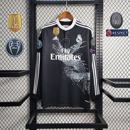 Camisa Manga Longa Real Madrid 2014 Com patchs - DA Sports Oficial