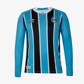 Camisa Masculina Umbro Gremio Manga Longa 2025 Torcedor - DA Sports Oficial