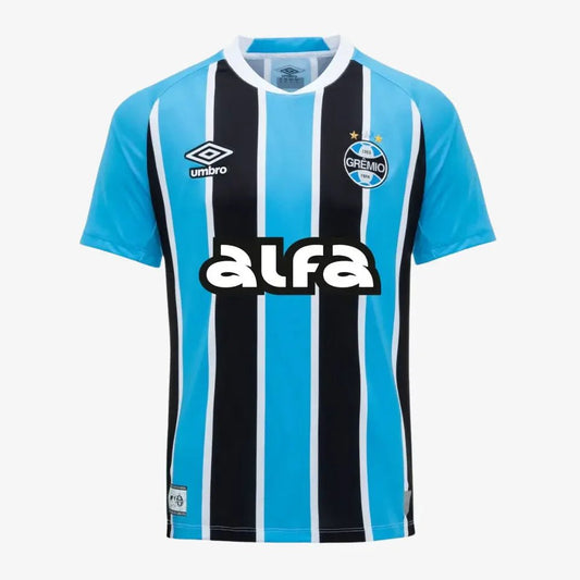 Camisa Masculina Umbro Gremio Oficial 24/25 Torcedor (Com patrocinio) - DA Sports Oficial