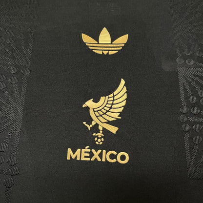 Camisa México 2025 Ouro Adidas Masculina - Preto+Dourado - DA Sports Oficial