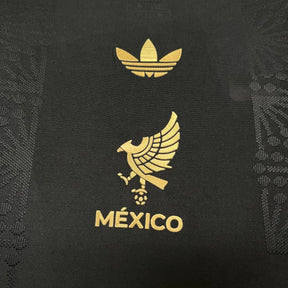 Camisa México 2025 Ouro Adidas Masculina - Preto+Dourado - DA Sports Oficial