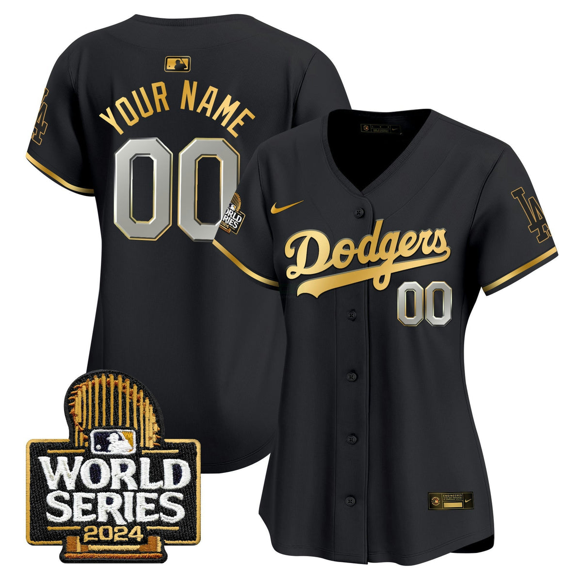 Camisa MLB 2024 World Series Dourada Trim Vapor Premier Limited Jersey