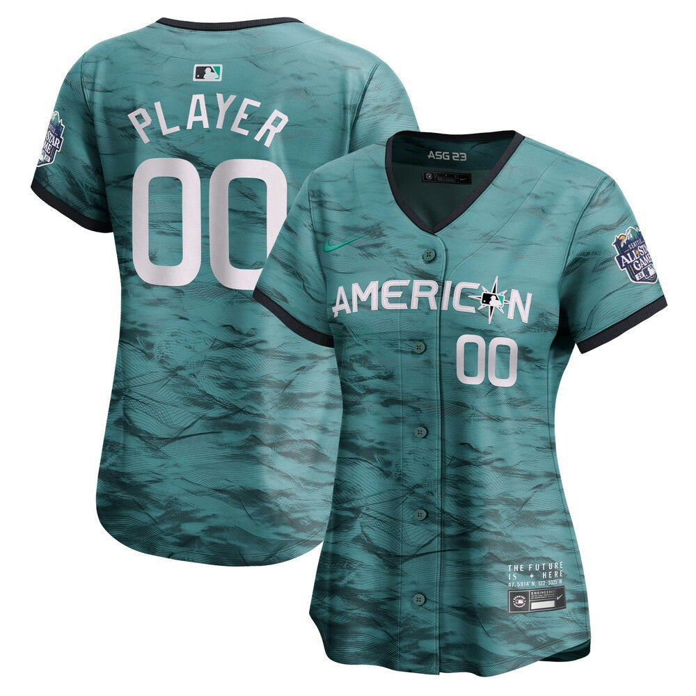 Camisa MLB American League 2023 All-Star Game Azul-petróleo Jersey - Azul-petróleo