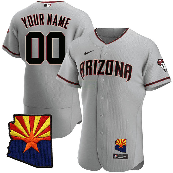 Camisa MLB Arizona Arizona State & 25th Anniversary Year Patch Jersey