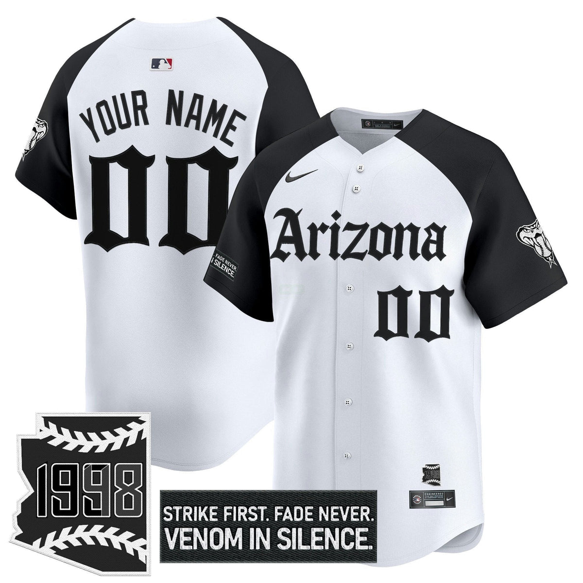 Camisa MLB Arizona ‘Gothic Desert Fang Edition’ Vapor Premier Limited Jersey