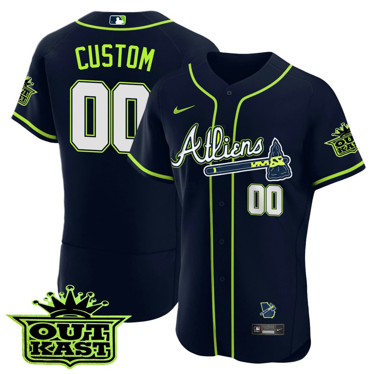Camisa MLB Atlanta Atliens Flex Base Jersey