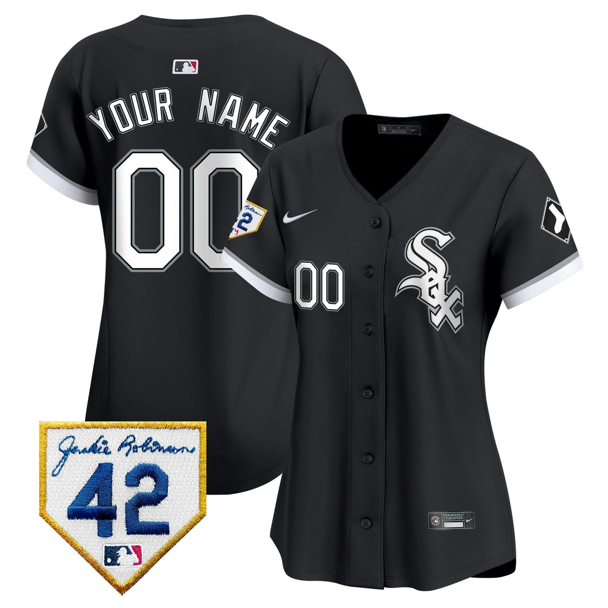 Camisa MLB Chicago White Sox Chicago 2024 Jackie Robinson Patch Vapor Premier Limited Jersey