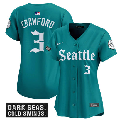 Camisa MLB Seattle Mariners ‘Deep Sea Gothic Edition’ Limited Jersey