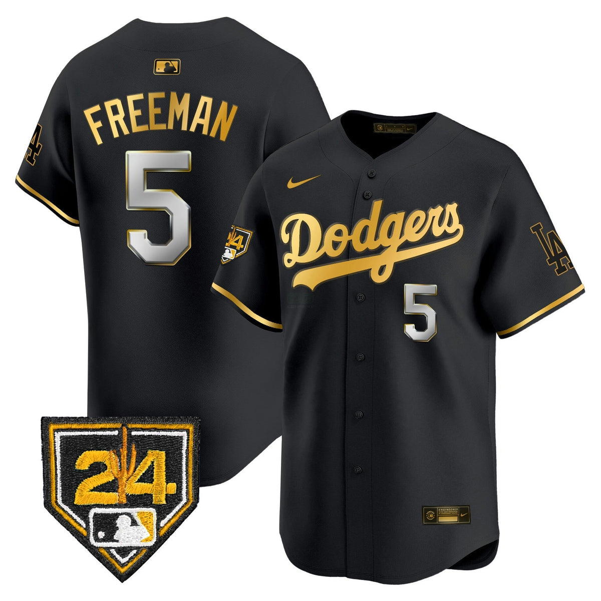 Camisa MLB Los Angeles Dodgers Men’s 2024 Spring Training Patch Vapor Premier Limited Jersey