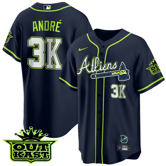 Camisa MLB Men’s Atlanta Atliens Cool Base Jersey