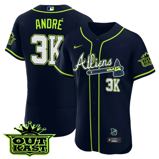 Camisa MLB Men’s Atlanta Atliens Flex Base Jersey