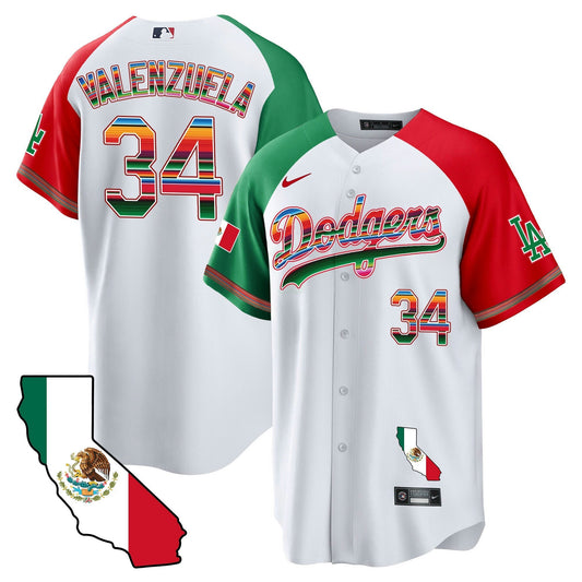 Camisa MLB Men’s Mexico California Map Cool Base Jersey