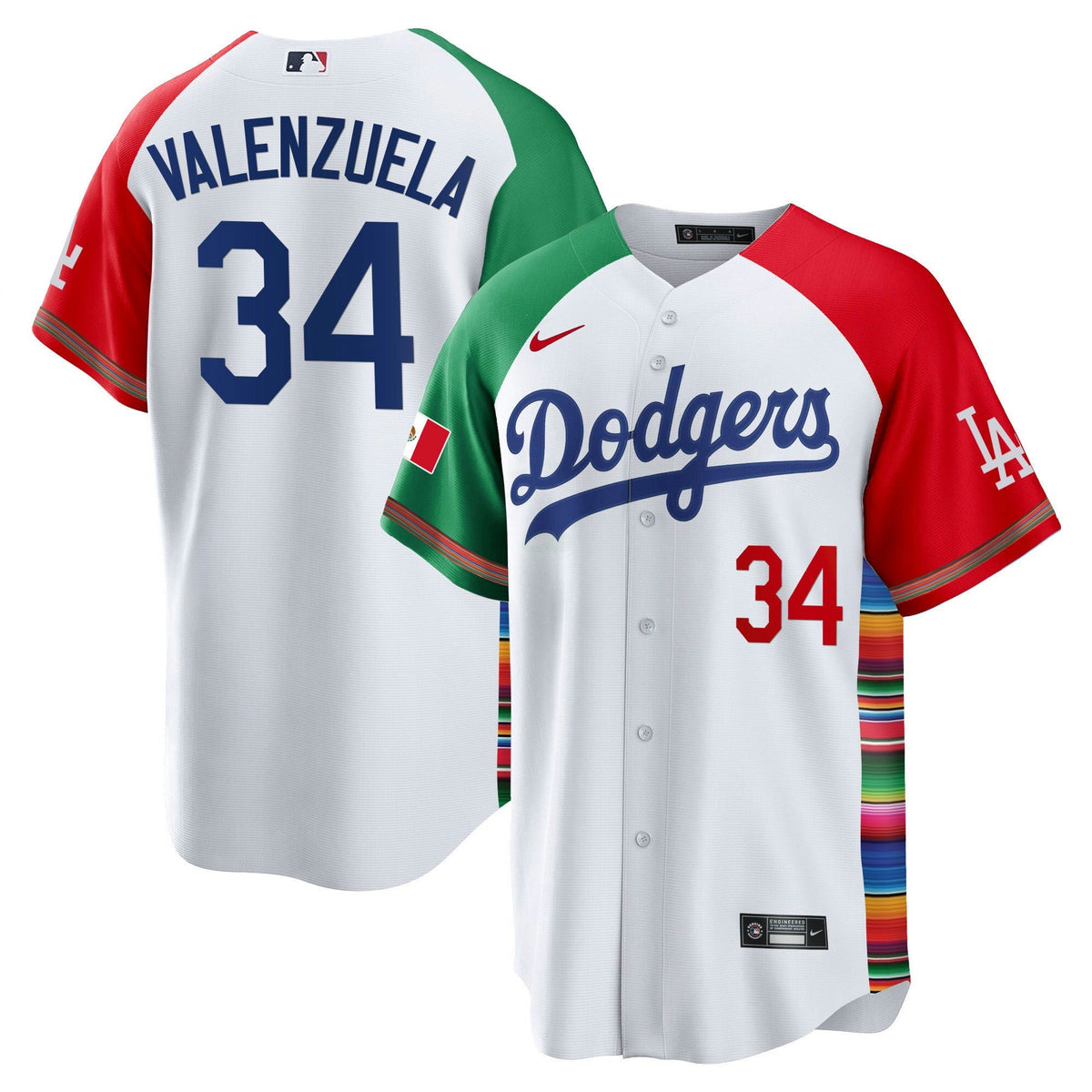 Camisa MLB Los Angeles Dodgers Men’s Mexico Cool Base Limited Jersey V2