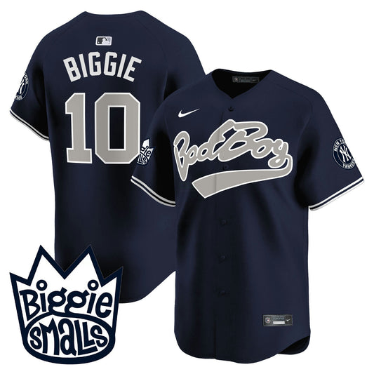 Camisa MLB Men’s New York Biggie Smalls Vapor Premier Limited Jersey