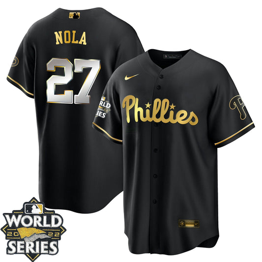 Camisa MLB Men’s Philadelphia Gold 2022 World Series Jersey Limited