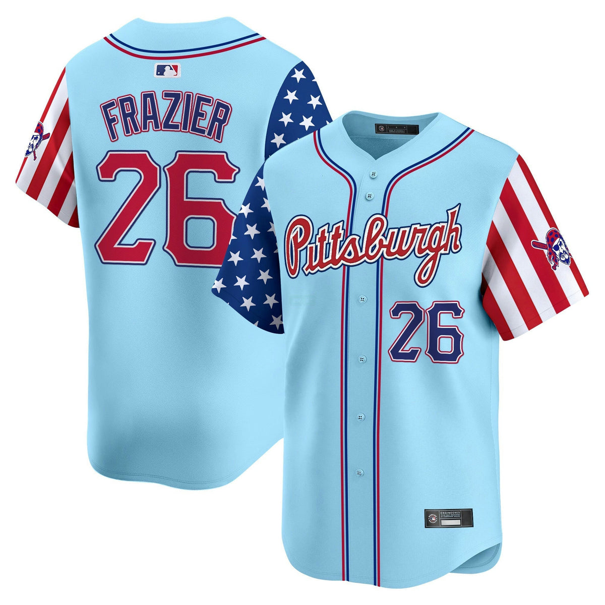 Camisa MLB Men’s Pittsburgh 2025 Independence Day Vapor Premier Limited Jersey