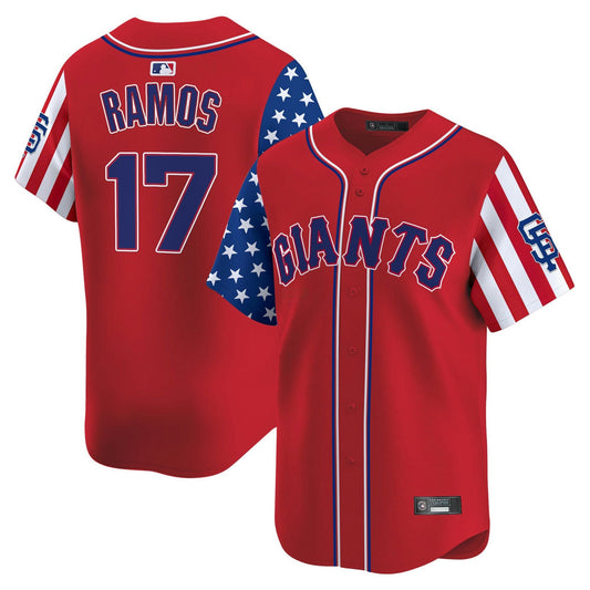 Camisa MLB Men’s San Francisco 2025 Independence Day Vapor Premier Limited Jersey