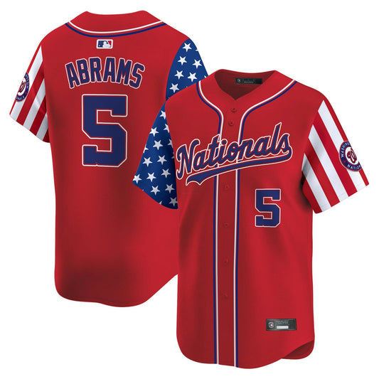 Camisa MLB Men’s Washington 2025 Independence Day Vapor Premier Limited Jersey