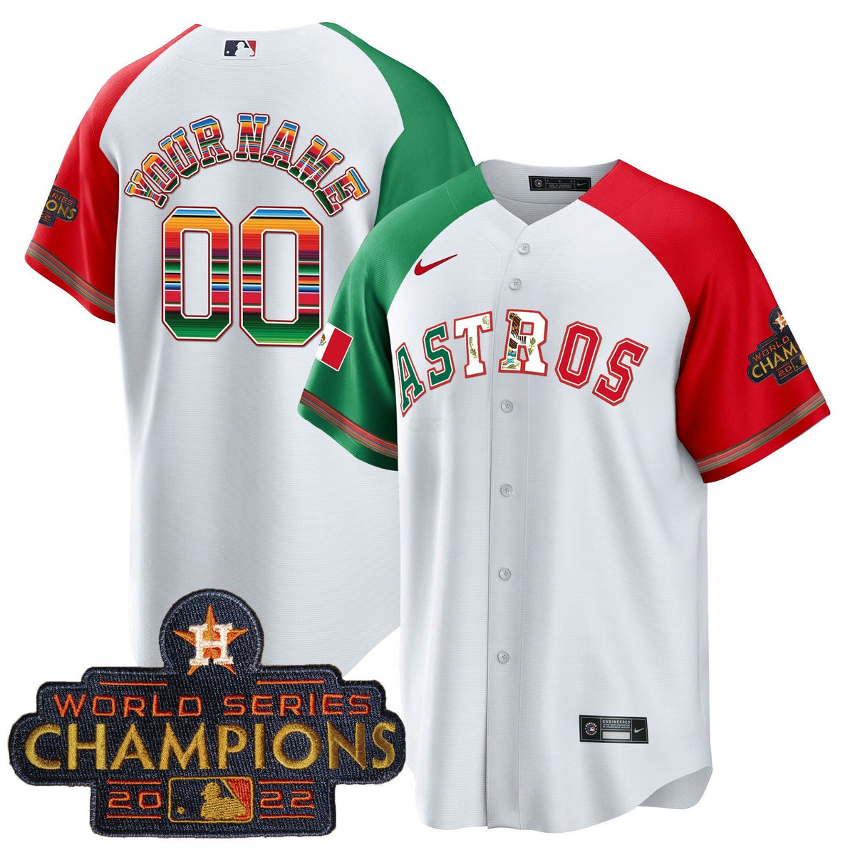 Camisa MLB Houston Astros Mexico Cool Base Limited Jersey V3
