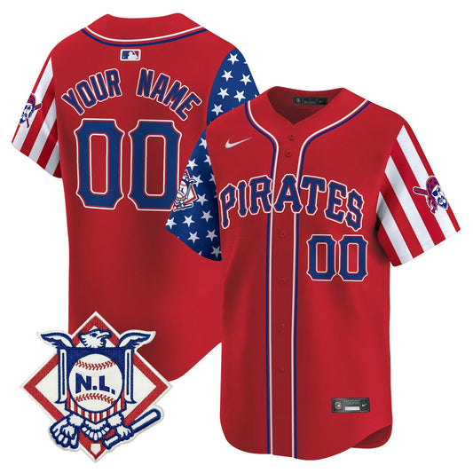 Camisa MLB Pittsburgh 2024 Fourth of July Vapor Premier Limited Jersey