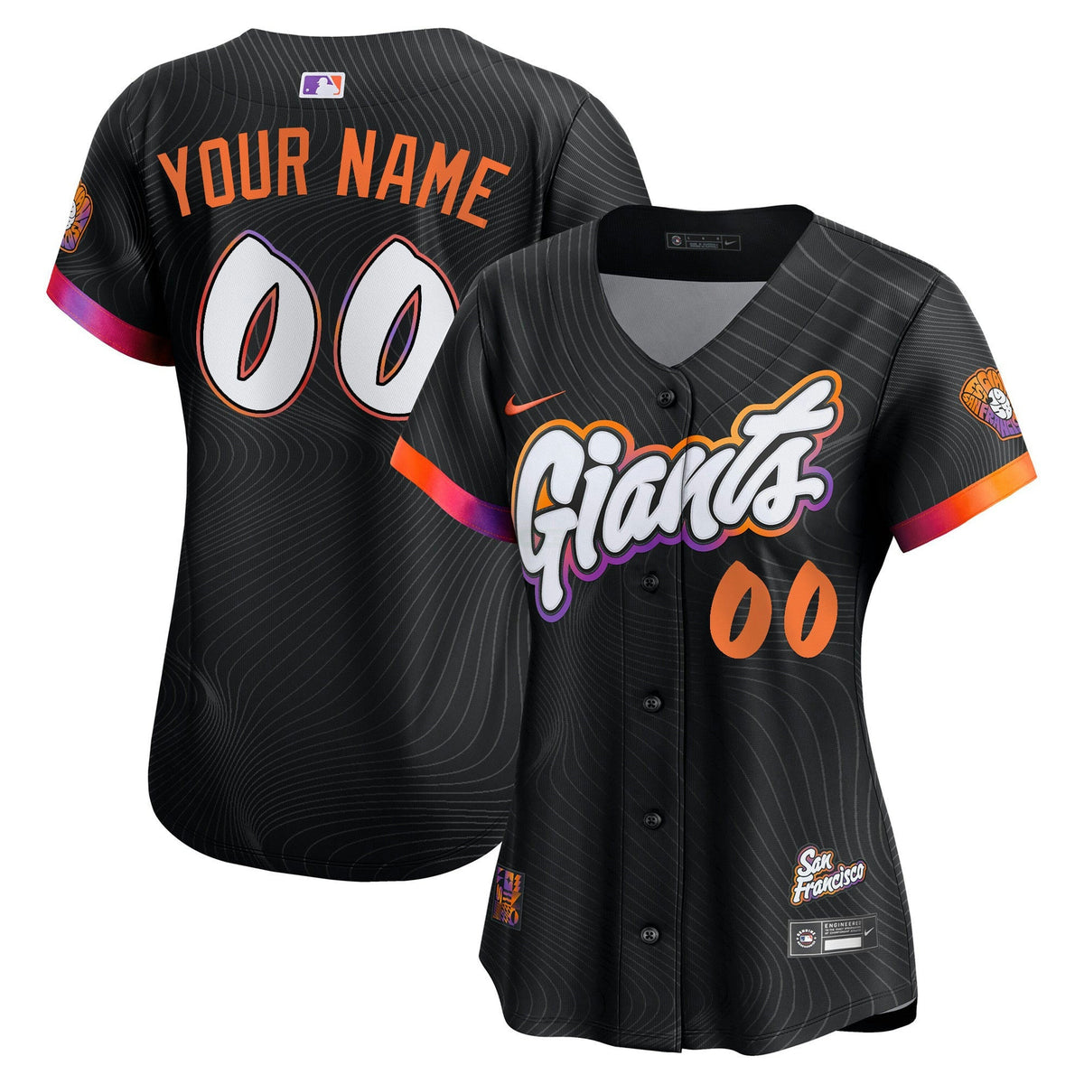 Camisa MLB San Francisco 2025 City Connect Vapor Premier Limited Jersey - Preta