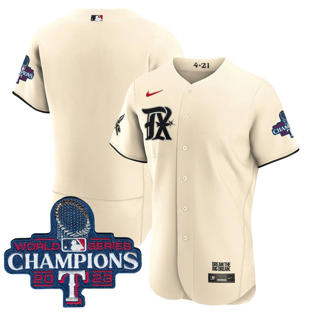Camisa MLB Texas 2023 World Series Champions City Connect Team Jersey - City Connect