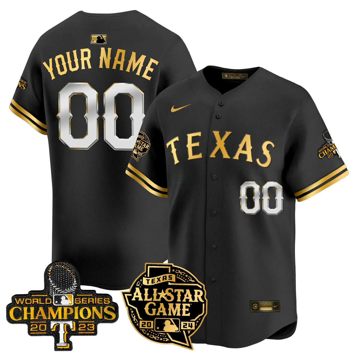 Camisa MLB Texas 2024 All Star Game Patch Vapor Premier Limited Jersey