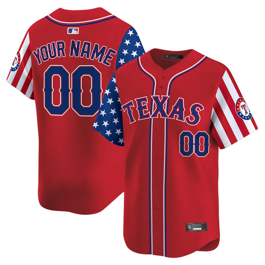 Camisa MLB Texas 2025 Independence Day Vapor Premier Limited Jersey