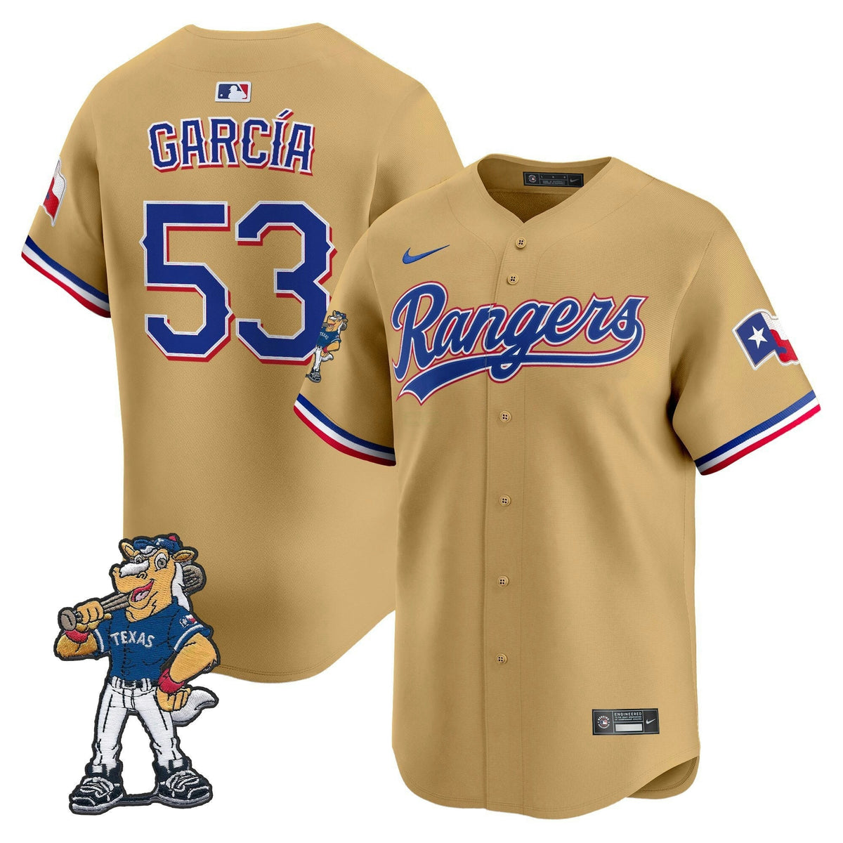 Camisa MLB Texas – Captain Patch Vapor Premier Limited Jersey