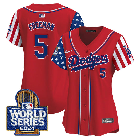 Camisa MLB Los Angeles Dodgers Women’s American Style 2024 World Series Vapor Premier Limited Jersey
