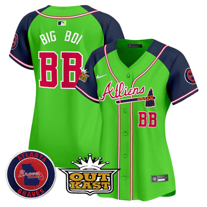 Camisa MLB Women’s Atlanta Atliens Vapor Premier Limited Jersey