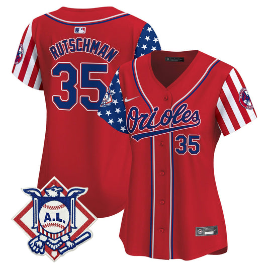 Camisa MLB Women’s Baltimore 2024 Fourth of July Vapor Premier Limited Jersey