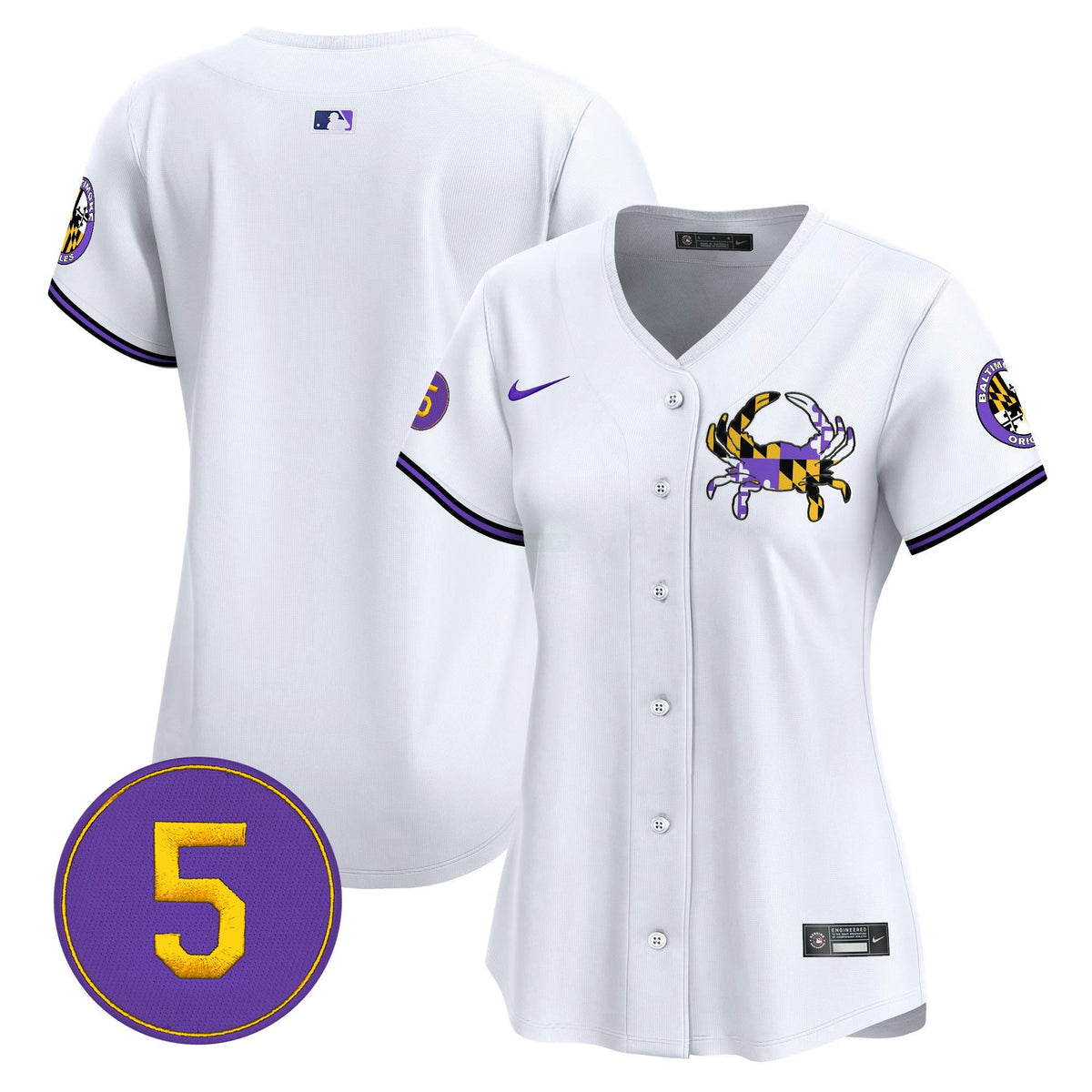 Camisa MLB Women’s Baltimore Purple Vapor Premier Limited Jersey
