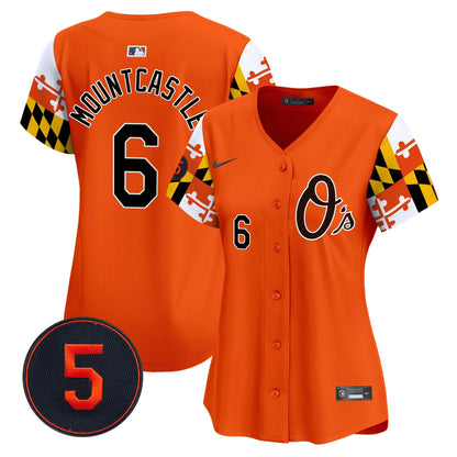 Camisa MLB Women’s Baltimore Robinson Patch Vapor Premier Limited Jersey V5