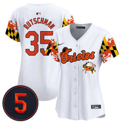 Camisa MLB Women’s Baltimore Robinson Patch Vapor Premier Limited Jersey V7