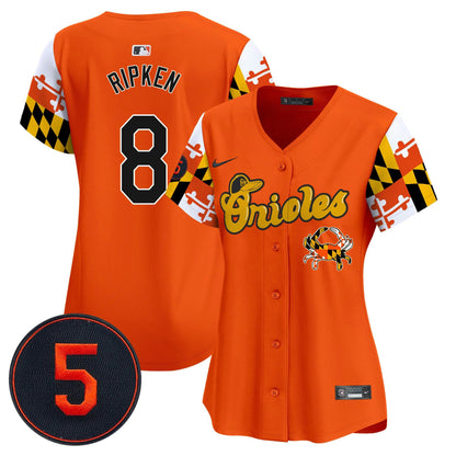 Camisa MLB Women’s Baltimore Robinson Patch Vapor Premier Limited Jersey V7