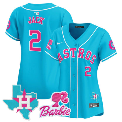Camisa MLB Women’s Barbie Patch Vapor Premier Limited Jersey