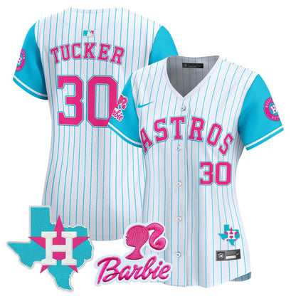 Camisa MLB Women’s Barbie Patch Vapor Premier Limited Jersey