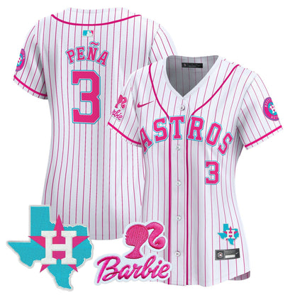 Camisa MLB Women’s Barbie Patch Vapor Premier Limited Jersey